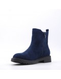 Ankle boot in faux suede