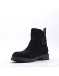 Ankle boot in faux suede