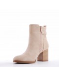 Ankle boot in faux suede