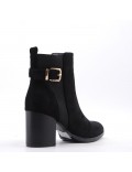 Ankle boot in faux suede