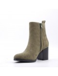 Ankle boot in faux suede