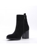 Ankle boot in faux suede