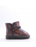 Faux leather children's boot