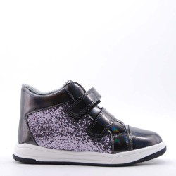 Faux leather children's boot