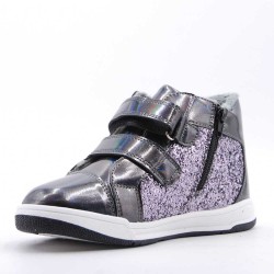 Faux leather children's boot