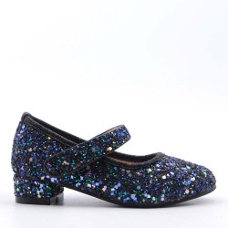 Girl's heeled pump