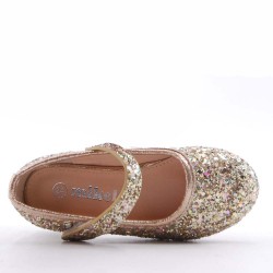 Girl's heeled pump
