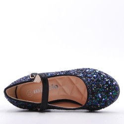 Girl's heeled pump