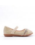 Ballerine fille en simili cuir 