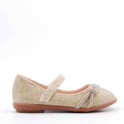 Ballerine fille en simili cuir 