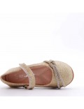 Ballerine fille en simili cuir 