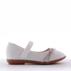 Girl's ballerina in faux leather