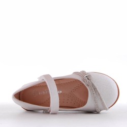 Girl's ballerina in faux leather