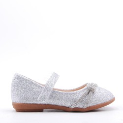 Ballerine fille en simili cuir 