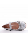 Ballerine fille en simili cuir 