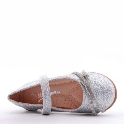 Ballerine fille en simili cuir 