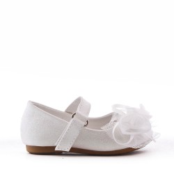 Girl's ballerina in faux leather