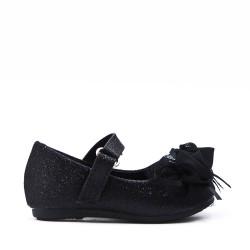 Ballerine fille en simili cuir 