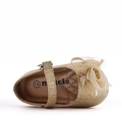 Ballerine fille en simili cuir 