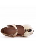 Girl's heeled pump