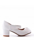 Girl's heeled pump