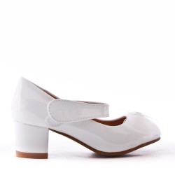 Girl's heeled pump