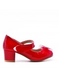 Girl's heeled pump