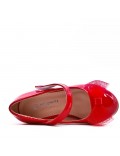 Girl's heeled pump