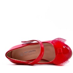 Girl's heeled pump