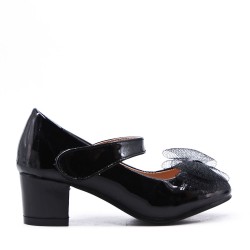 Girl's heeled pump