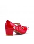 Girl's heeled pump
