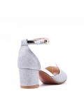 Girl's heeled pump