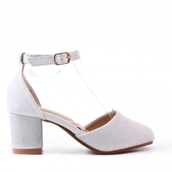 Girl's heeled pump