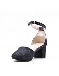 Girl's heeled pump