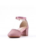 Girl's heeled pump