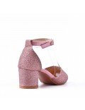 Girl's heeled pump