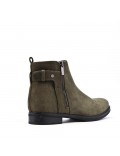 Ankle boot in faux suede