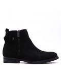 Ankle boot in faux suede