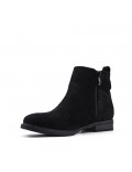 Ankle boot in faux suede