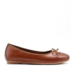 Ballerine confort en simili cuir