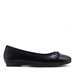 Ballerine confort en simili cuir