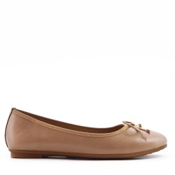 Ballerine confort en simili cuir