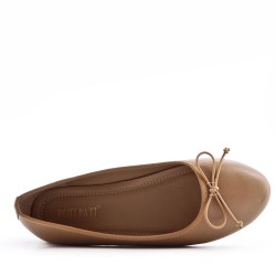 Ballerine confort en simili cuir