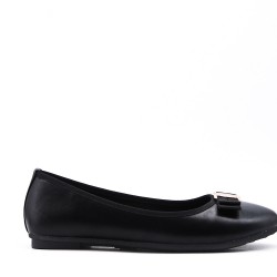 Ballerine confort en simili cuir