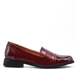 Women's mocassin in faux leather