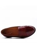 Mocassin en simili cuir pour femme