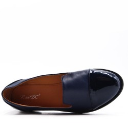 Women's mocassin in faux leather 