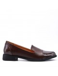 Women's mocassin in faux leather