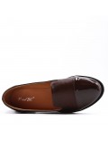 Women's mocassin in faux leather