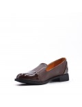 Women's mocassin in faux leather